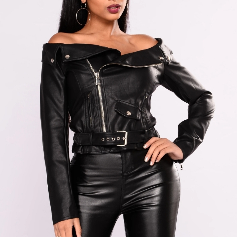 Sultry faux leather ☠
